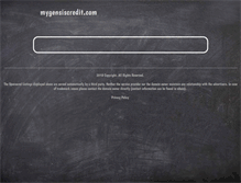 Tablet Screenshot of mygensiscredit.com